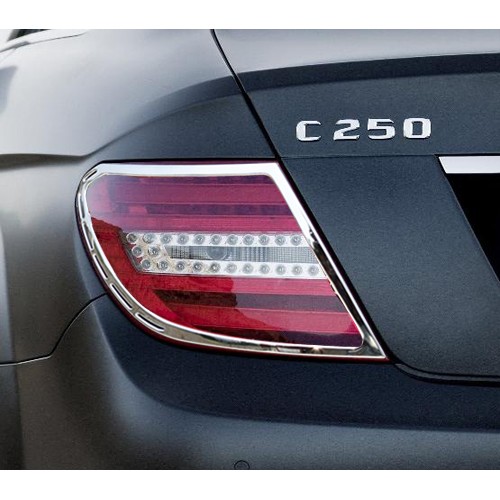 ~圓夢工廠~Benz 賓士 W204 coupe 兩門 2011~14 C180 C250 C63 鍍鉻車燈框 前燈框