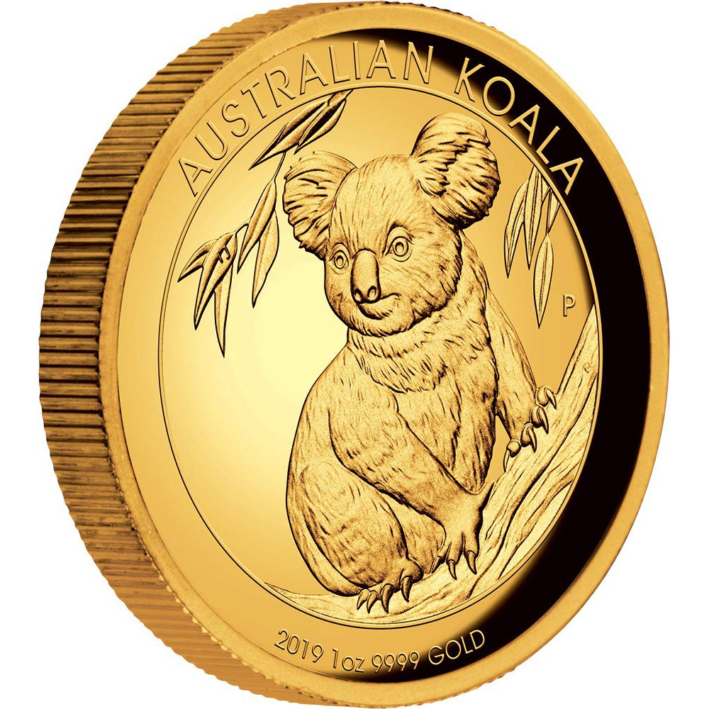 預購 - 2019澳洲伯斯-無尾熊-1盎司金幣