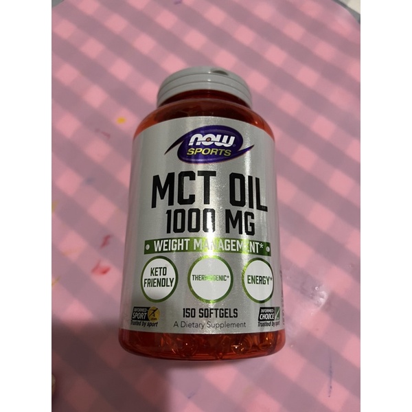 中鏈甘油三酯 MCT oil 膠囊 1000毫克150顆