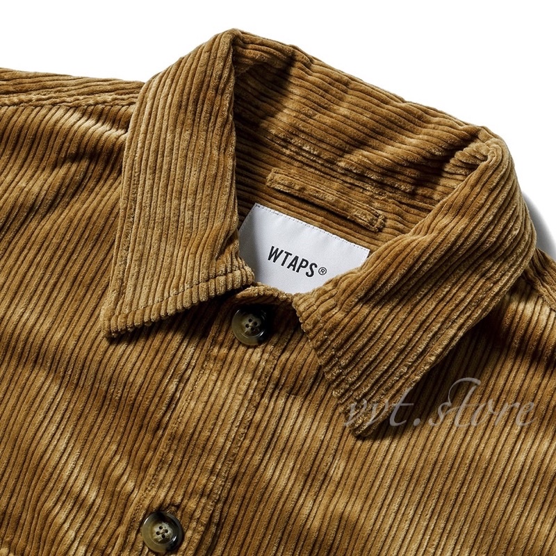 激安単価で 21aw WTAPS WCPO LS COTTON CORDUROY CAMEL - トップス