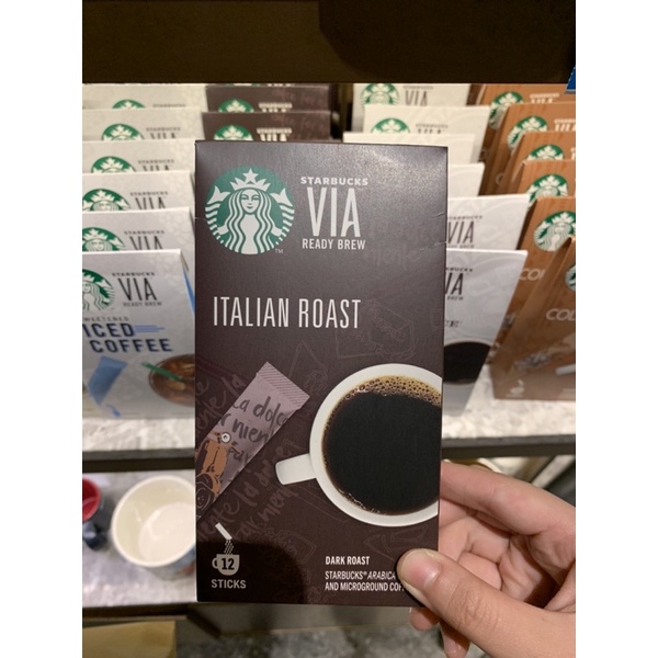 &lt;桑普小樣&gt; Starbucks 星巴克 VIA 義大利烘培即溶咖啡 12入