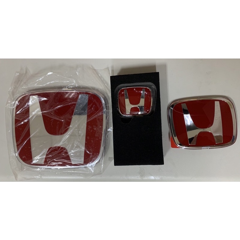 Honda本田 Hrv  H紅標誌 全新品 前標 後標 方向盤標