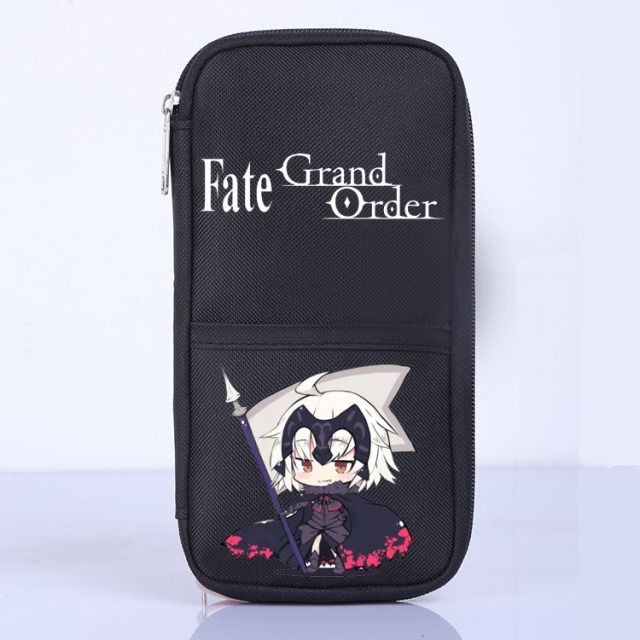 Fate Grand Order 动漫fgo笔袋黑贞德周边学生文具盒大容量笔盒 蝦皮購物