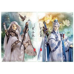 霹靂奇幻武俠世界布袋戲藝術大展 LU夾 素還真+葉小釵 黑白棄天 羽人+慕少艾、蝴蝶君+公孫月 殊十二+槐破夢 香獨秀