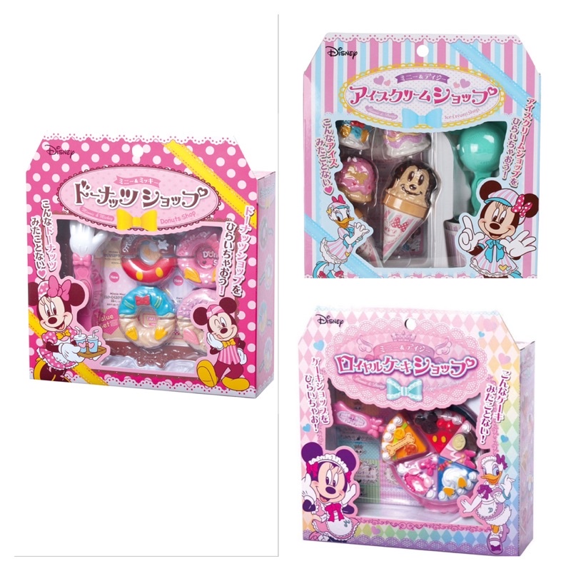🔥現貨‼️正版迪士尼Disney家家酒玩具 米奇米妮甜甜圈商店/米妮黛絲蛋糕商店/米妮黛絲冰淇淋商店 米妮美妮
