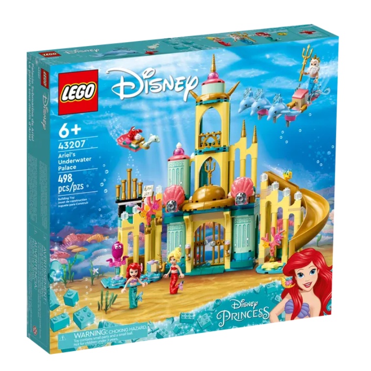 &lt;屏東自遊玩&gt; 樂高 LEGO 43207 Disney 迪士尼系列 小美人魚城堡 現貨