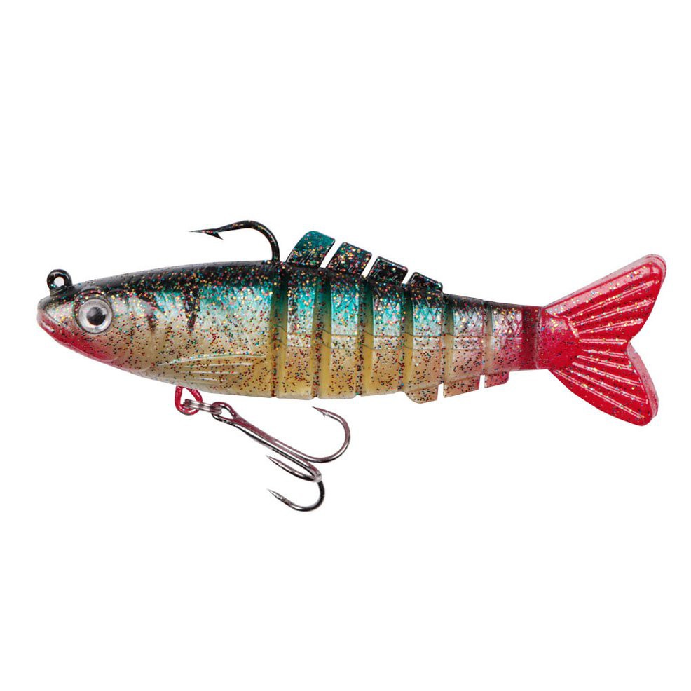 釣魚誘餌彩色高音鉤人工餌段栩栩如生的魚游泳餌硬餌釣具 蝦皮購物