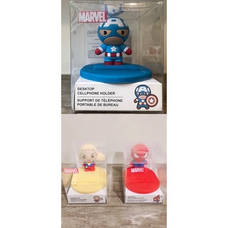 「FWS賣場」MARVEL 名創優品 漫威系列 公仔 桌面支架 蜘蛛人 復仇者聯盟 英雄 浩克 美國隊長 手機架 支撐