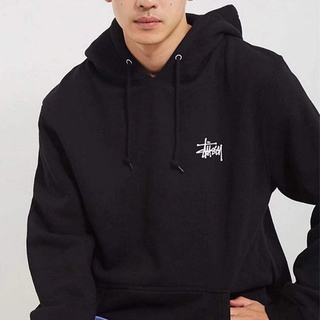 STUSSY 經典 LOGO 聯名 後背 印花 長袖 帽T