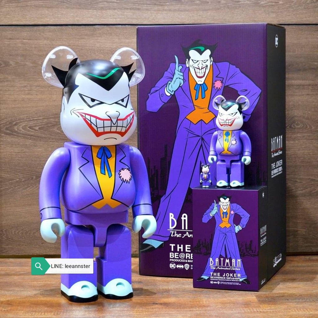 Be@rbrick 1000% THE JOKER (BATMAN Animated ) 小丑 蝙蝠俠