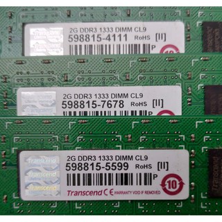 【桌上型DDR3 記憶體】創見DDR3 1333 2G(單面)