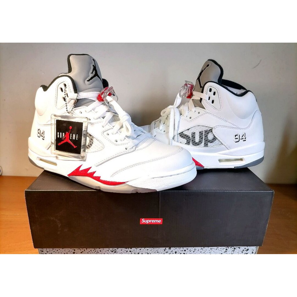 jordan 5 retro supreme white