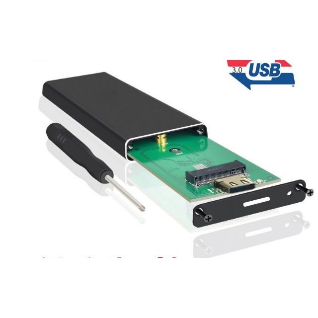 【瘋客邦3C】 電腦專用 M.2 NGFF TO USB3.0 SSD固態硬碟外接盒 全鋁合金設計 品質穩定