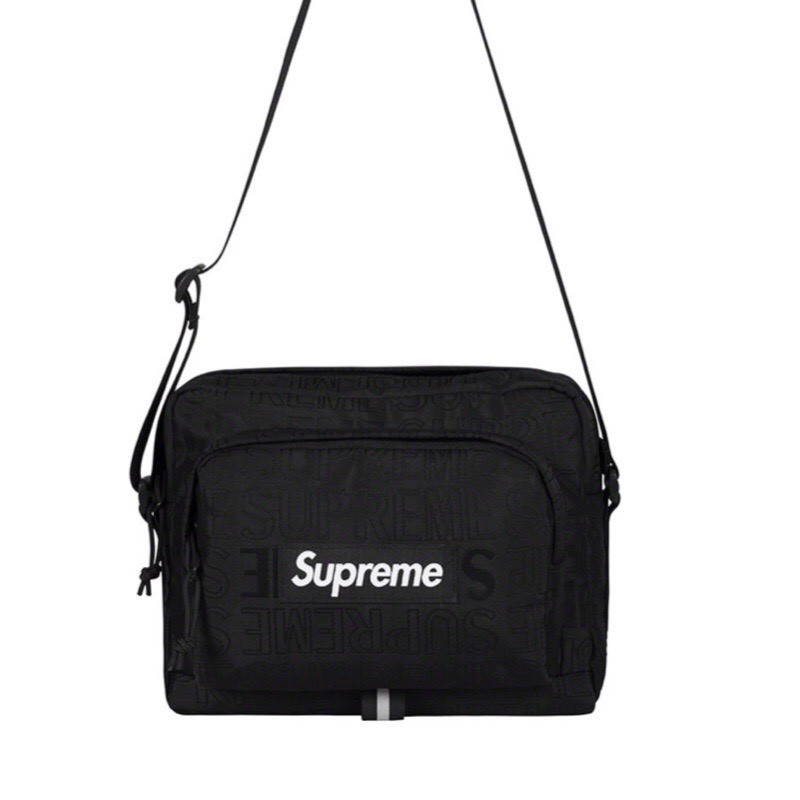 supreme shoulder bag white