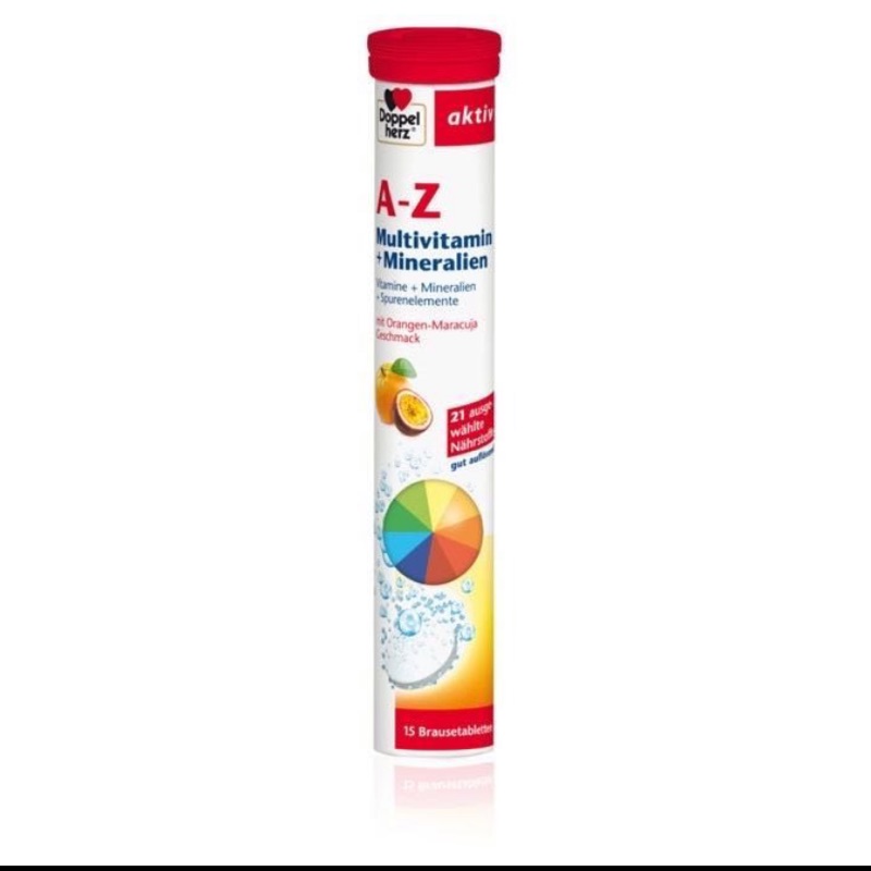 德國doppelherz A-Z 綜合維生素發泡錠15錠