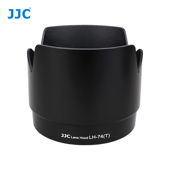 我愛買JJC蓮花型佳能Canon副廠遮光罩ET-74遮光罩適70-200mm F/4 L IS USM小小黑遮光罩罩F4