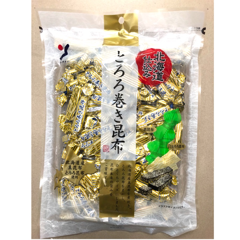 日本 山榮食品 北海道 昆布糖 230g 昆布卷