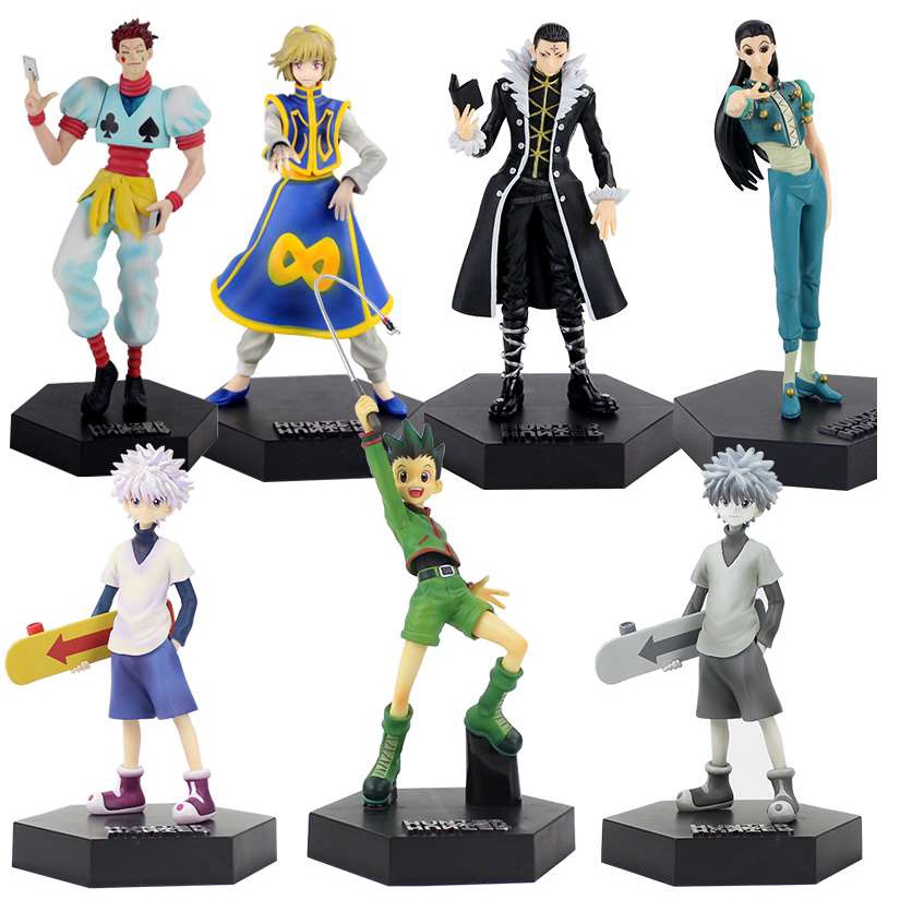 出清【獵人】全職獵人 小傑 奇犽 西索 小傑 富力士 酷拉皮卡 公仔