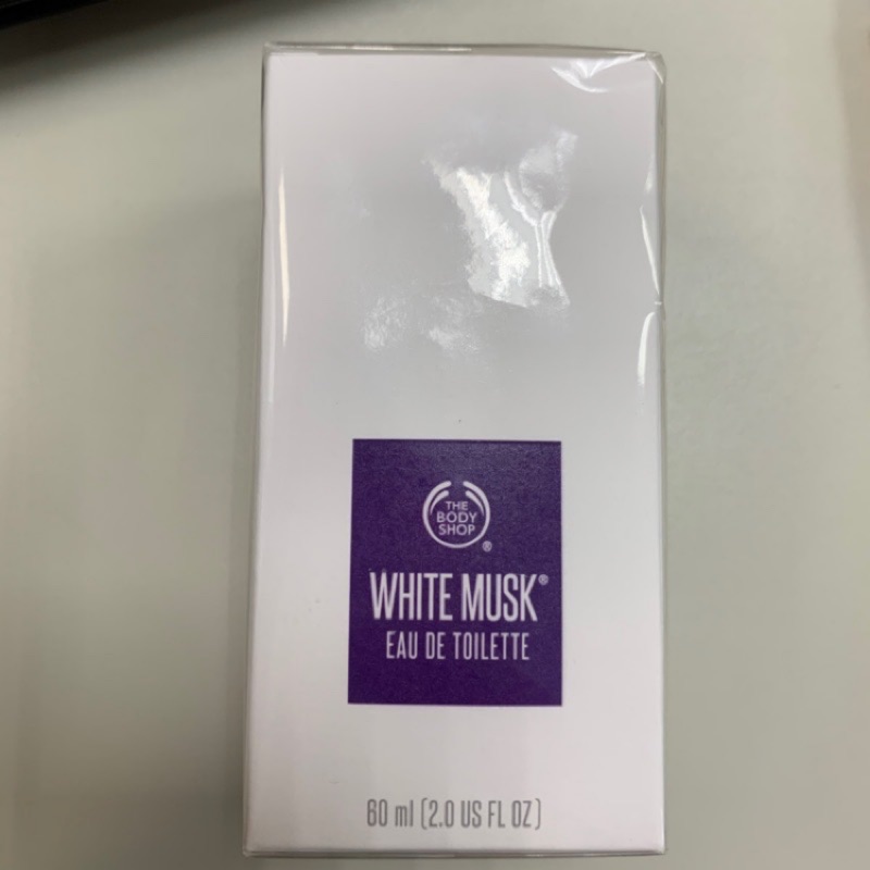 全新英國帶回The body shop white musk EAU DE TOILETTE 白麝香香水