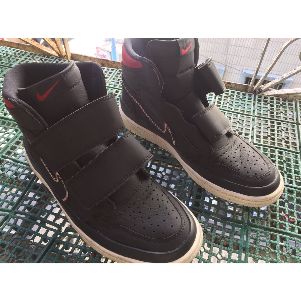 賣Nike Air Jordan 1 Retro High Double AJ1 魔術貼AQ7924-016 黑紅 二手