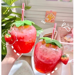 【貓貓大尺碼衣鋪】愛了 草莓水果造型杯子 簡直不要太美了 網美拍照小物 杯子擺設
