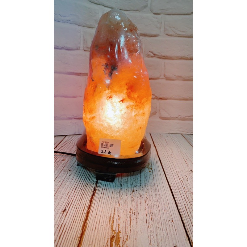 原礦原鹽-玫瑰鹽燈3.3公斤