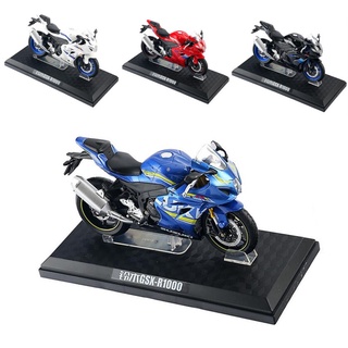 1:12铃木GSX-R1000摩托車模型 模型擺件禮物