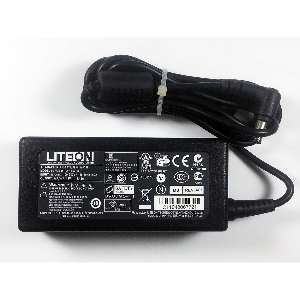 LITEON PA-1650-68  19V/3.42A 65W 筆電變壓器