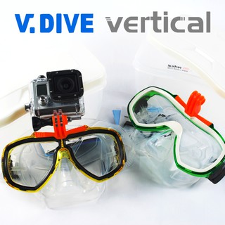 【V.DIVE威帶夫】101(131) & 201(211) 可安裝GoPro攝影機 專業潛水面鏡MASK