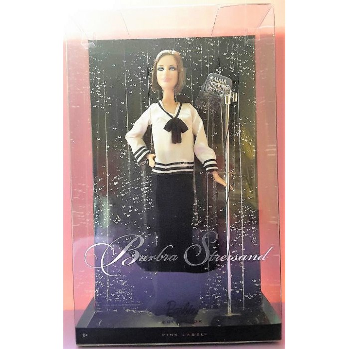 【Mika】收藏型芭比娃娃 名人芭芭拉史翠珊（盒損）Barbra Streisand Barbie
