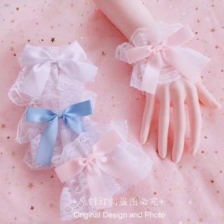 【臺灣 出貨】✌⊕☞少女款 洛麗塔 蕾絲手袖蝴蝶結袖套 Lolita 手部裝飾 小物 萌洋裝小裙子同款手套 LO娘手袖套