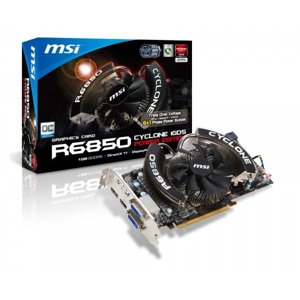 【顯示卡】《MSI R6850》 效能同GTX 465 R7 250X GTX 460 R7 260