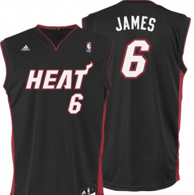 lebron james heat jersey