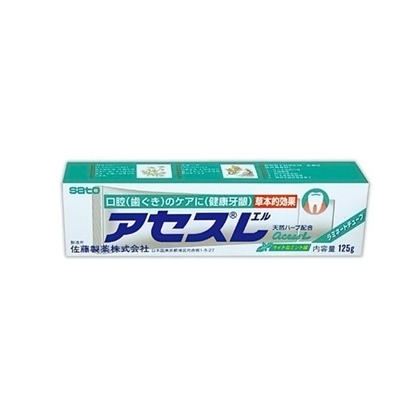日本 SATO 佐藤 雅雪舒牙膏(薄荷) 125g【新高橋藥局】牙齦護理牙膏