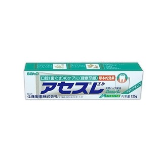 日本 SATO 佐藤 雅雪舒牙膏(薄荷) 125g【新高橋藥局】牙齦護理牙膏｜效期：2026.10