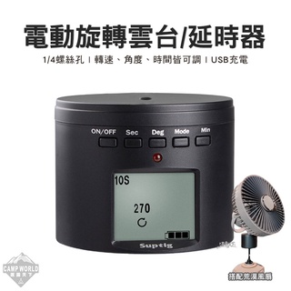 旋轉器 【逐露天下】 Claymore CARGO 荒漠風扇 F1 F2 擺頭套件 電動旋轉雲臺 1/4螺絲 旋轉器