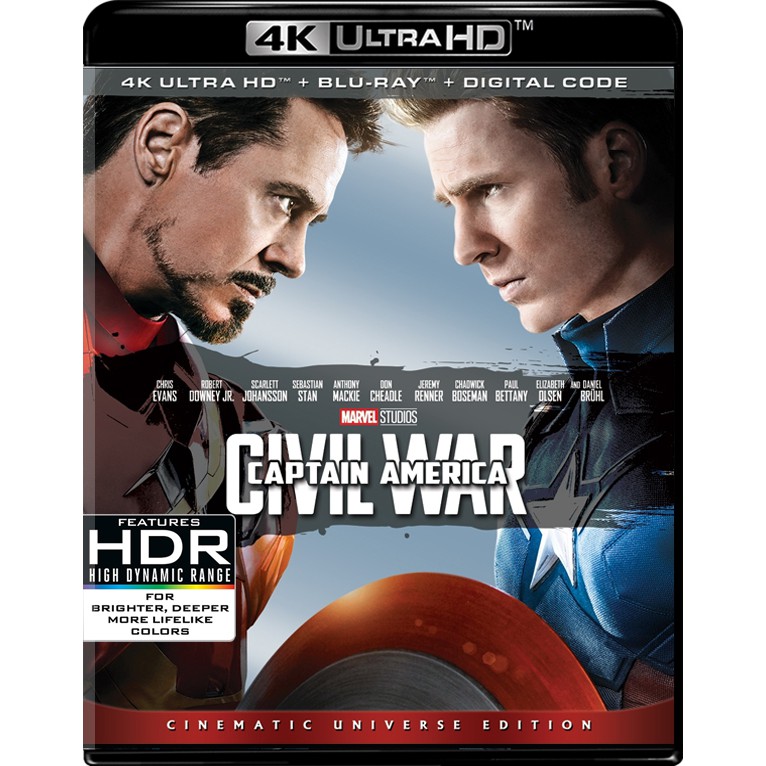 4k Uhd å¸èç´ ç¾åéé·3 è±éå§æ°captain America Civil War è¶é«æ¸åç¢ è¦ç®è³¼ç©