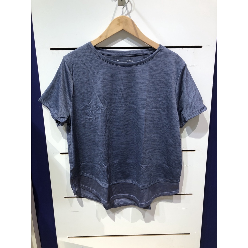 【清大億鴻】女 Tech Vent 短袖 圓領T-Shirt 藍色1366129-767