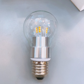 【雨果燈飾】【含稅附發票現貨出清】【本地出貨】E27頭5W LED燈泡透明殼 銀色愛迪生球燈泡