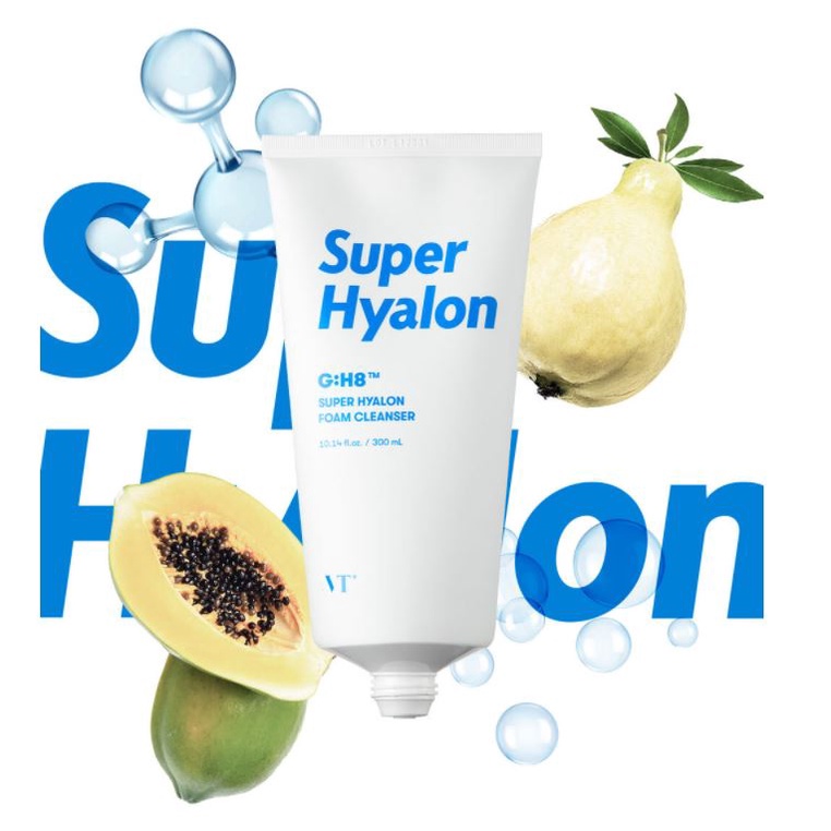 【SONO】韓國 VT Super Hyalon 超級玻尿酸藍朋友洗面乳 BTS 保濕 大容量 油水平衡 300ml