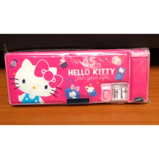 Hello kitty 45周年筆盒 kitty鉛筆盒 kitty45周年鉛筆盒