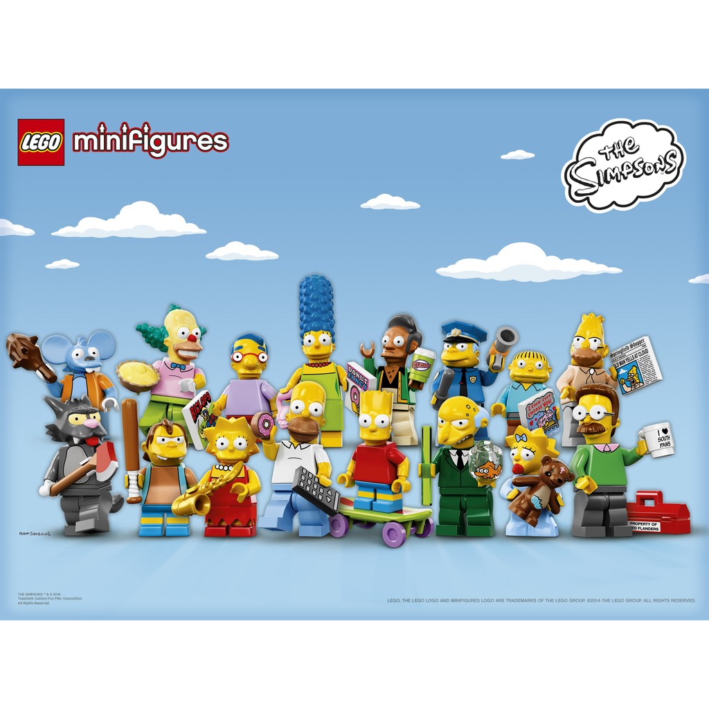 LEGO® Minifigures - The Simpsons™ Series #71005 樂高 辛普森第一代 全16只齊全