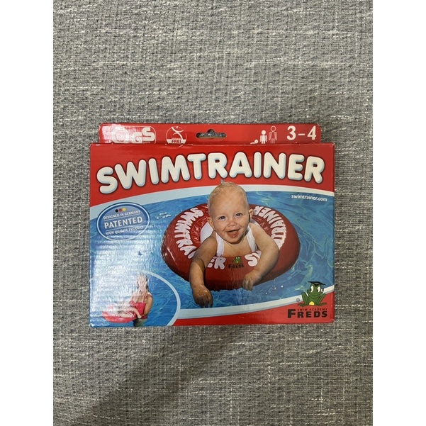 二手FREDS 德國 SWIMTRAINER 嬰幼兒趴式學習游泳圈 [現貨]寶寶泳圈