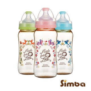 Simba 小獅王辛巴 桃樂絲 PPSU 寬口葫蘆大奶瓶 ( 藍 / 粉 / 綠 ) 360ml / 瓶【久億藥局】