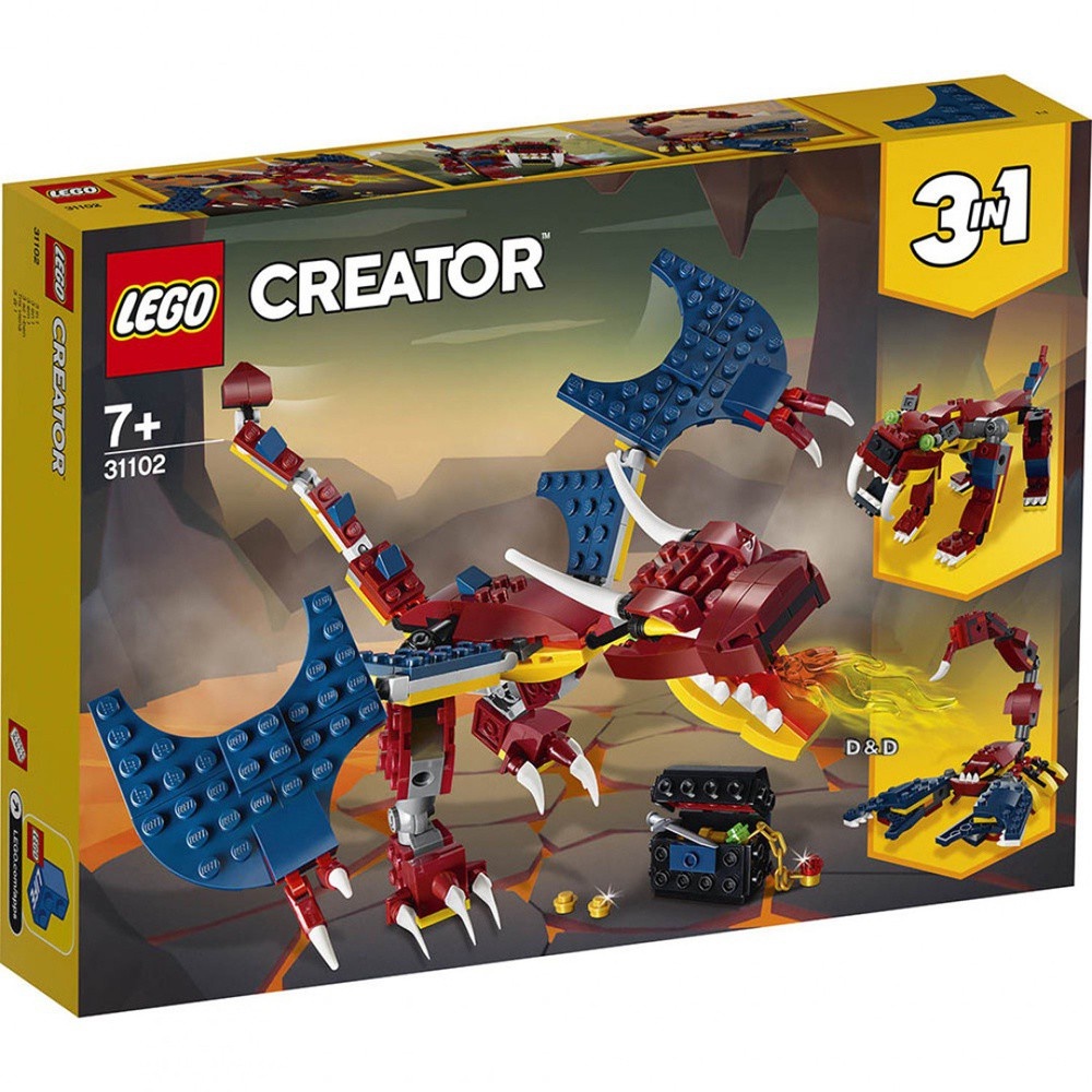樂高LEGO Creator 三合一系列 火龍 31102