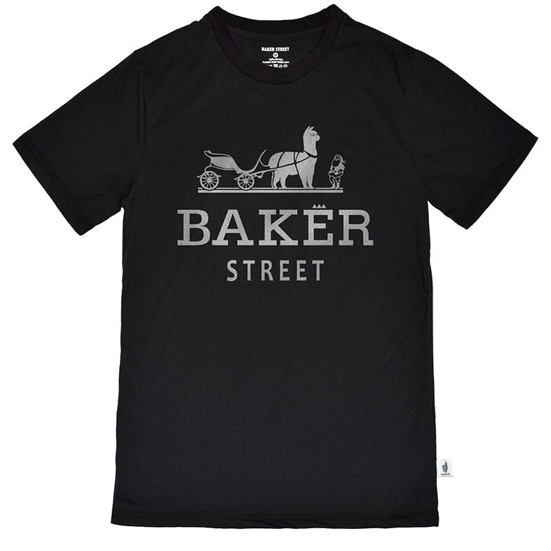 有機棉T 中性版短袖 Tshirt Alpaca Carriage and Santa英國BAKER STREET027