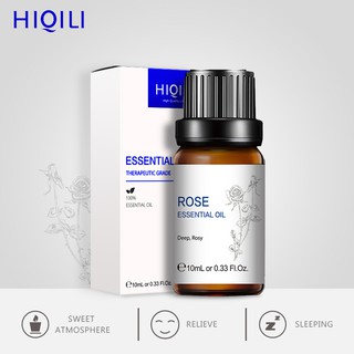【HiQiLi】會七里玫瑰10ml香薰加濕器專用室內家用100%純植物提取按摩單方精油