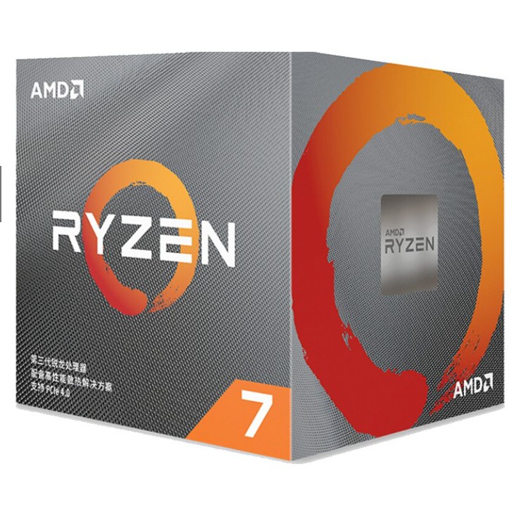 全新CPU 盒裝 AMD 銳龍7 3700X 處理器