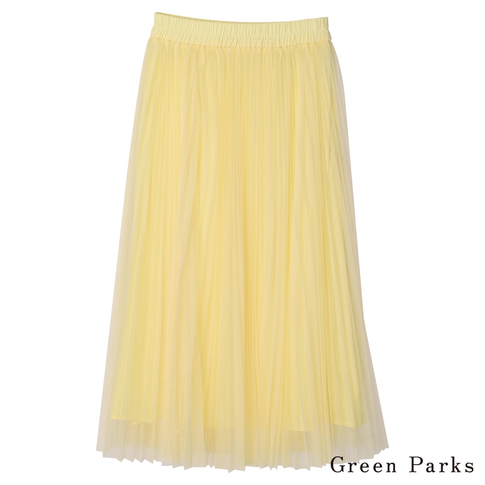 Green Parks 鬆緊腰百摺層次薄紗裙(6P21L1L0200)