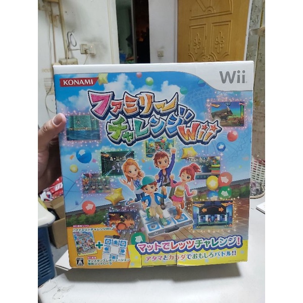 Wii KONAMI 跳舞墊＋遊戲片 新新的賣390